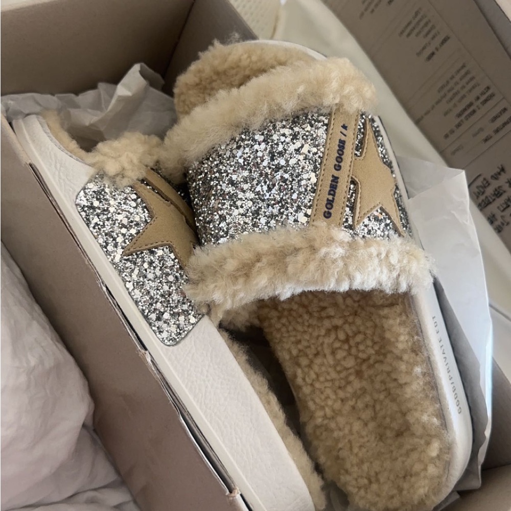 golden goose slides! size 36!